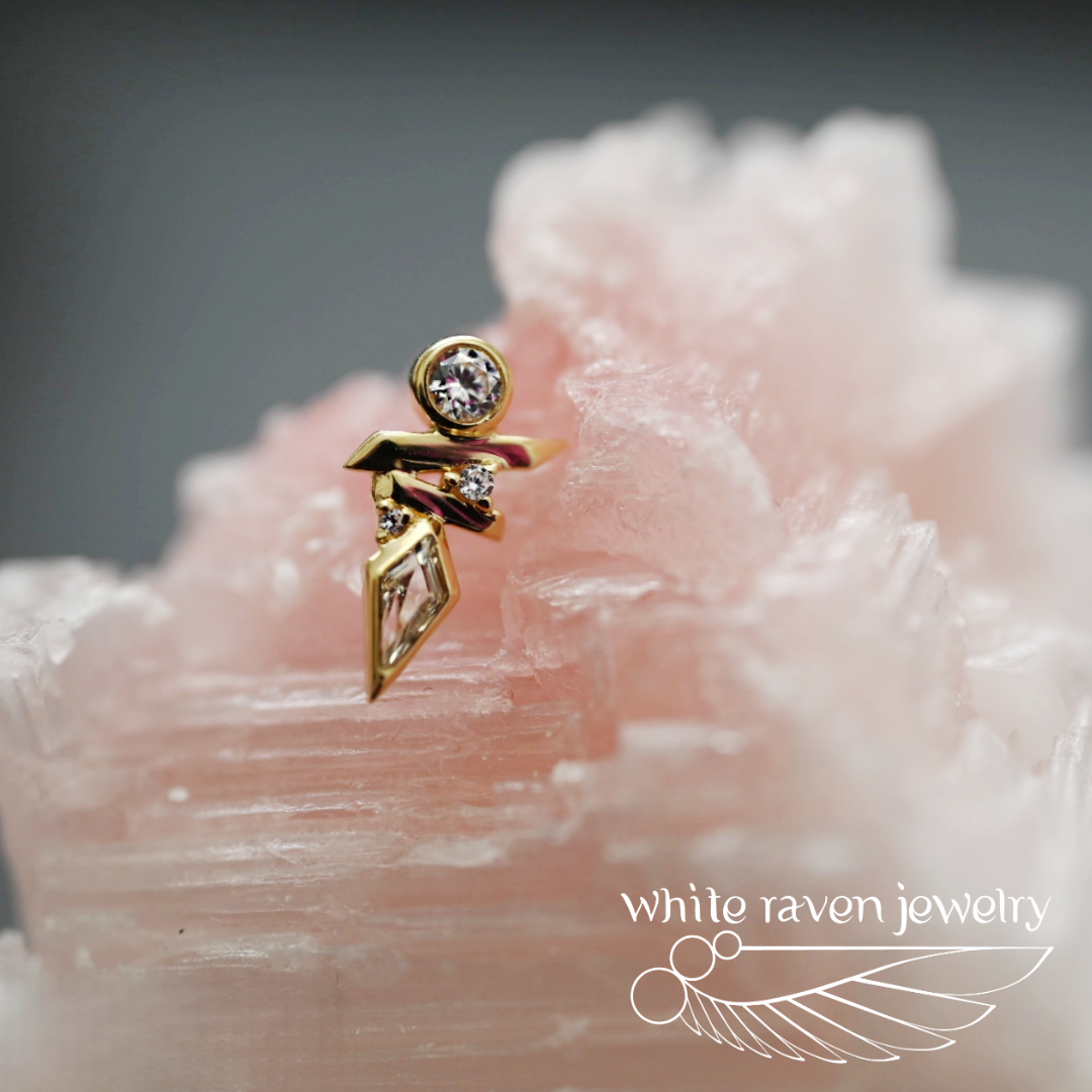 14kt Gold Goddess by White Raven