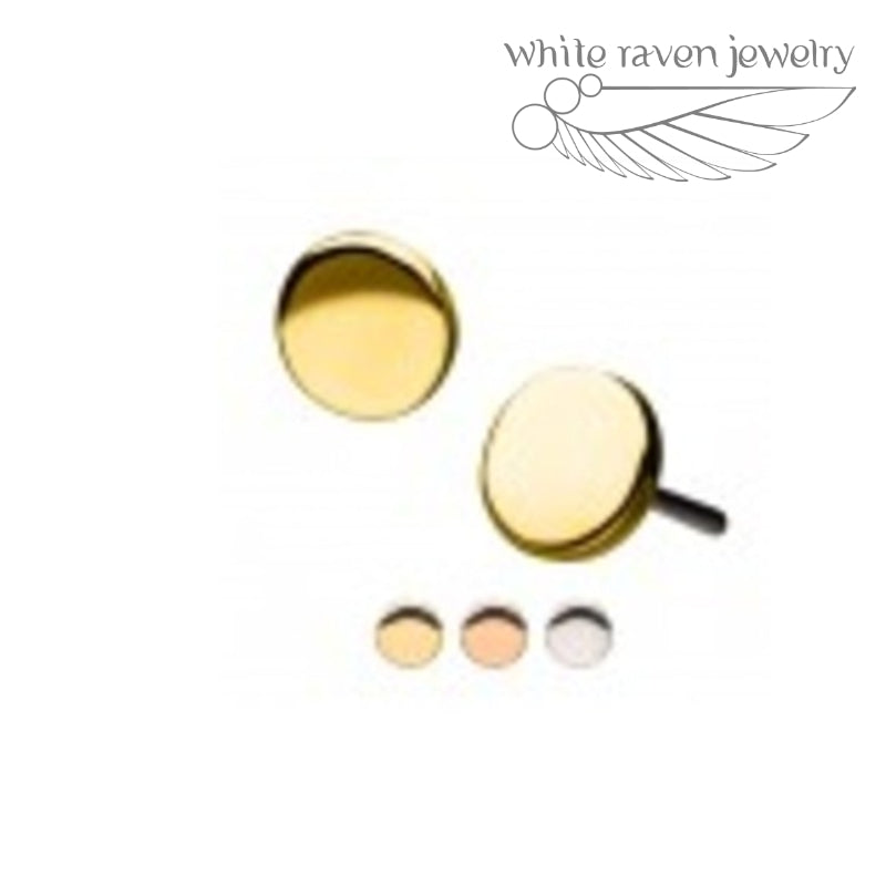 White Raven 14kt: Gold Disc