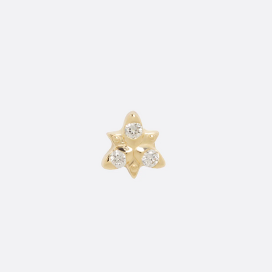 14kt Gold Neo with Genuine Topaz by Tether